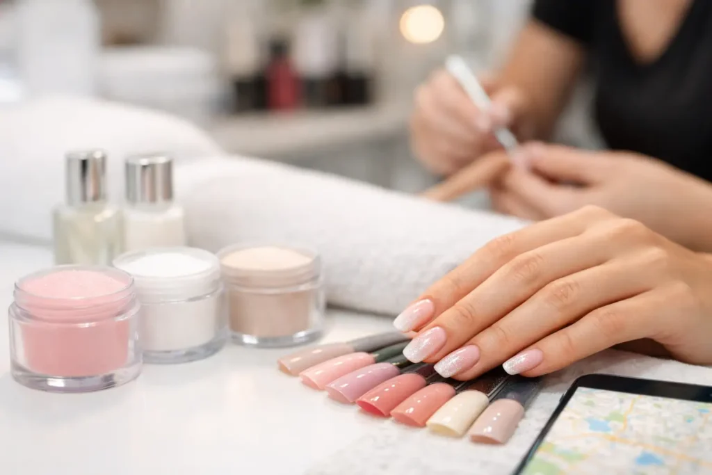How to Choose SNS Nails Near Me